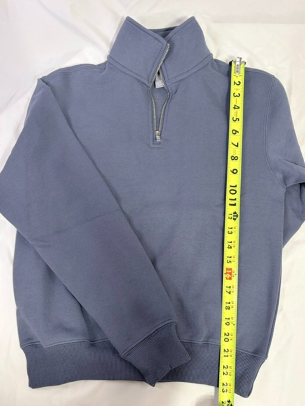 Tillys NWT Quarter Zip Sweatshirt Dusk Blue Size XS